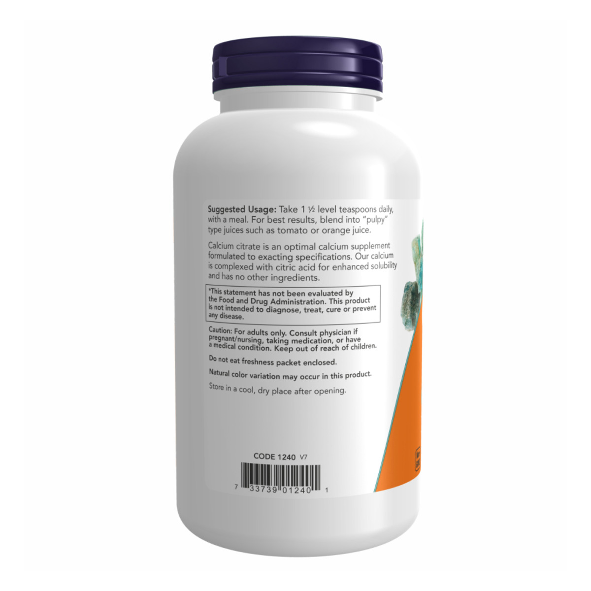 Calcium Citrate Powder - 227g. Фото 3