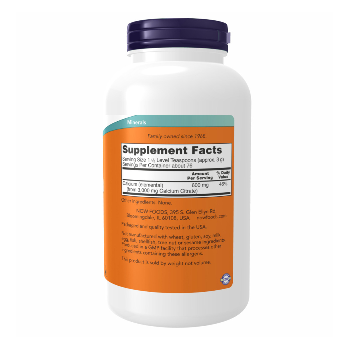 Calcium Citrate Powder - 227g. Фото 2
