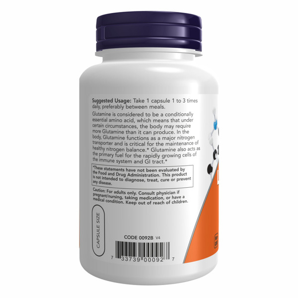L-Glutamine 500mg - 120 vcaps. Фото 3