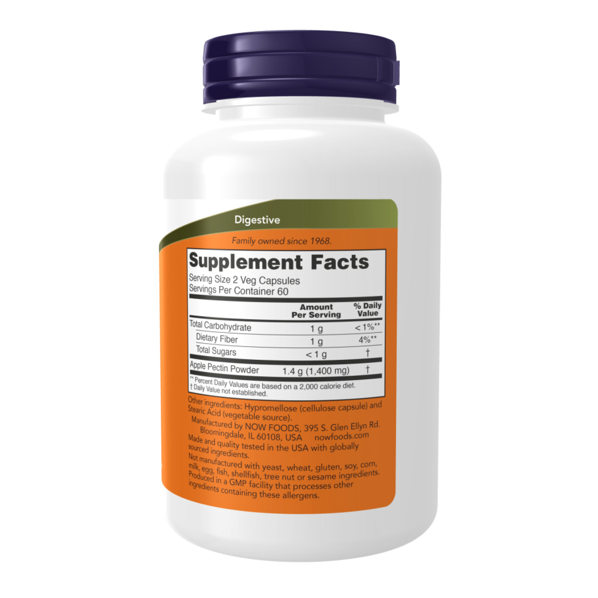 Apple Pectin 700mg - 120 vcaps. Фото 2