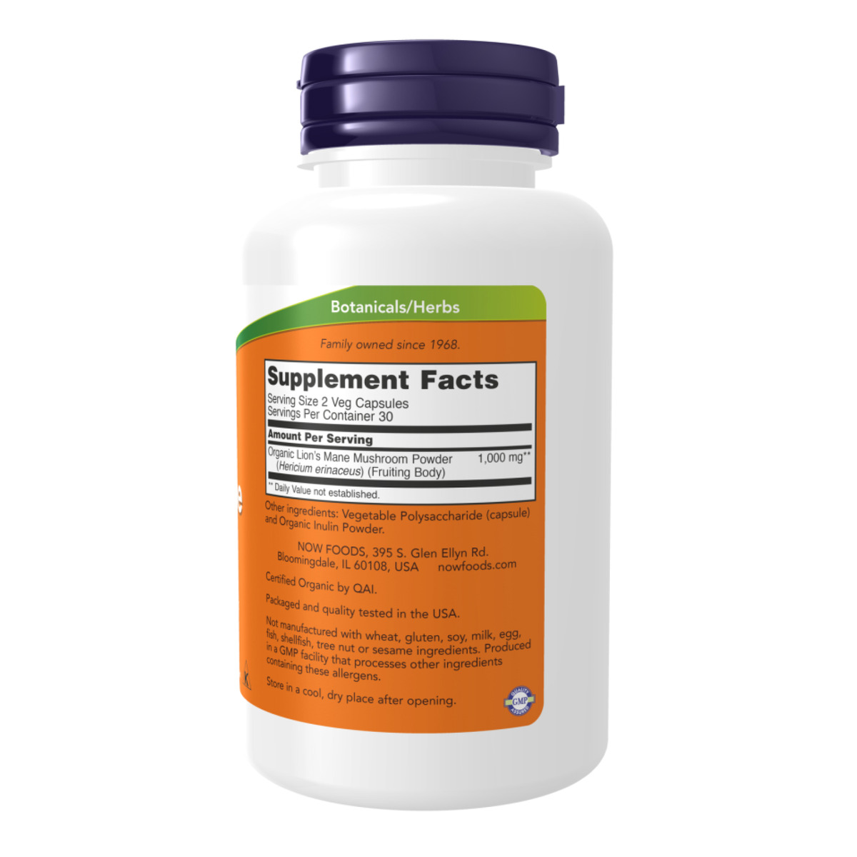 Lion's Mane 500mg - 60 vcaps. Фото 2
