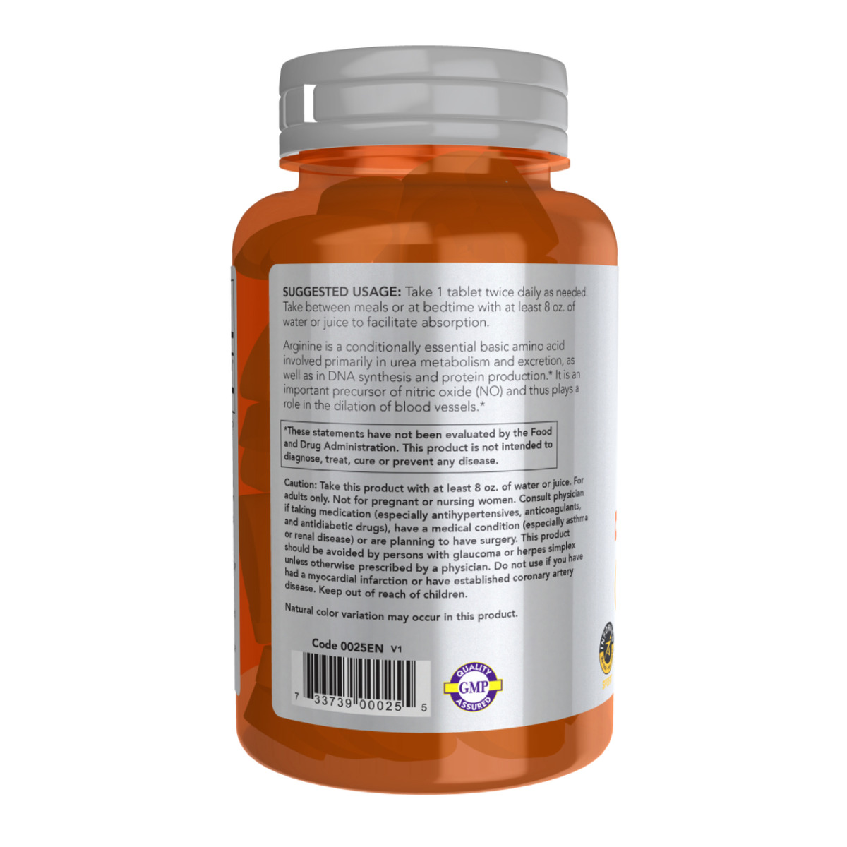 Arginine 1000mg - 60 tabs. Фото 3