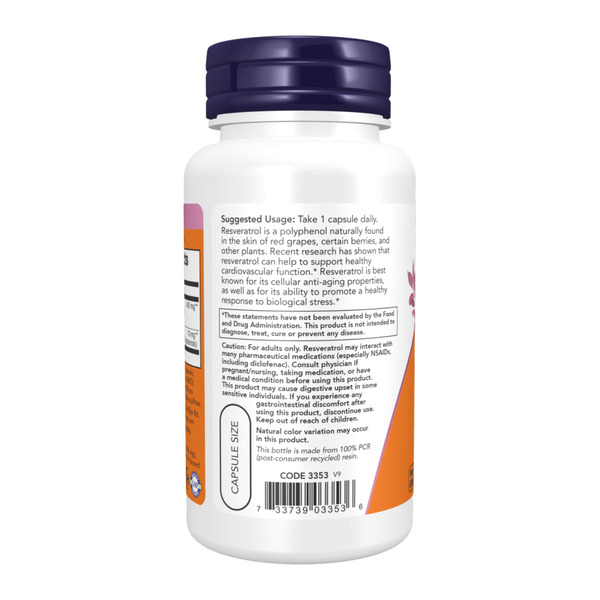 Resveratrol 200 mg - 120 vcaps. Фото 3