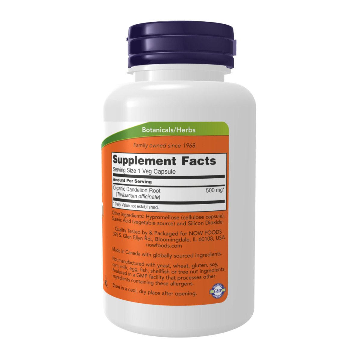 Dandelion Root 500 mg - 100 vcaps. Фото 2