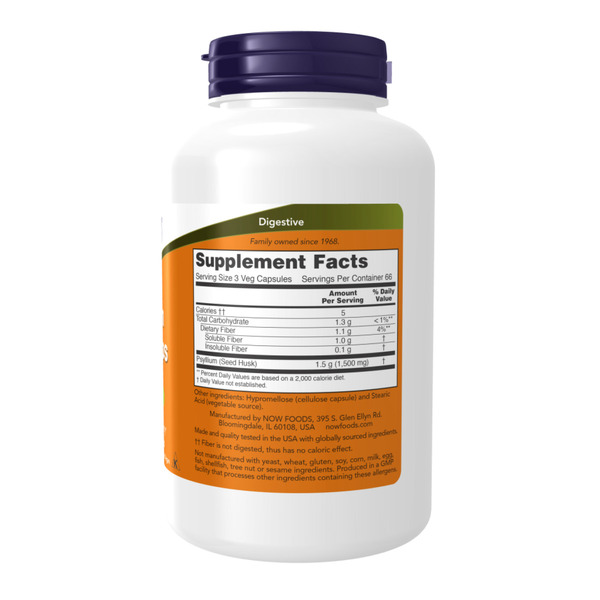 Psyllium Husk Caps 500 mg - 500 vcaps. Фото 2