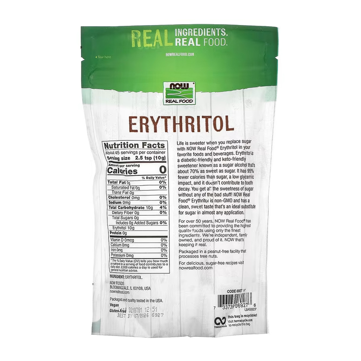 Erythritol - 454g. Фото 2