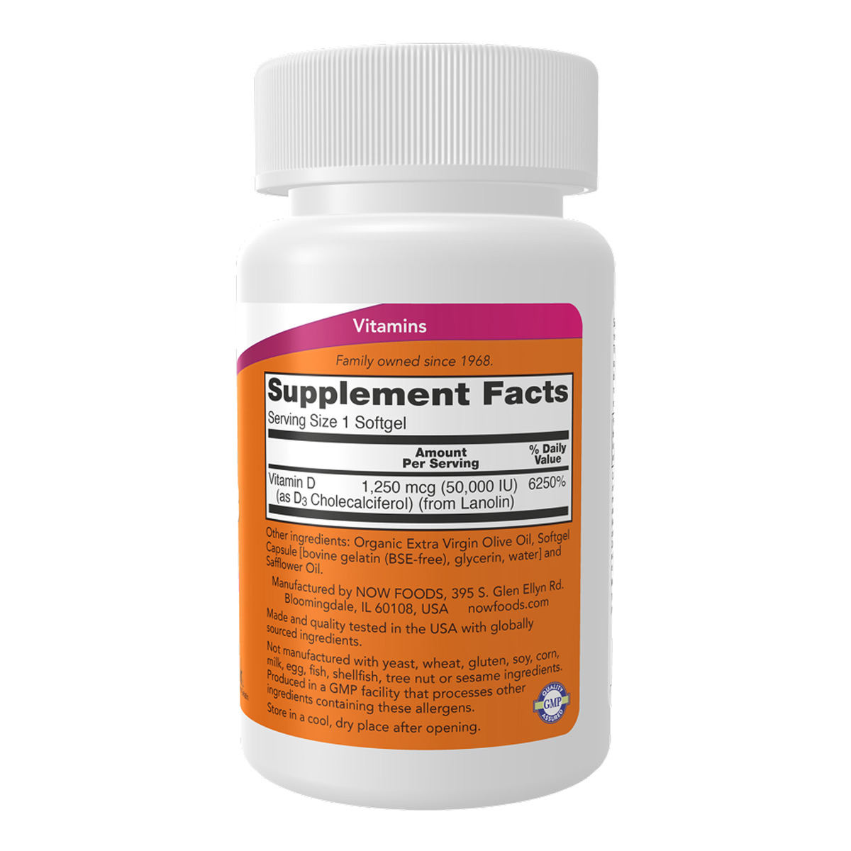 VIT D-3 50,000 IU - 12 sgels. Фото 2