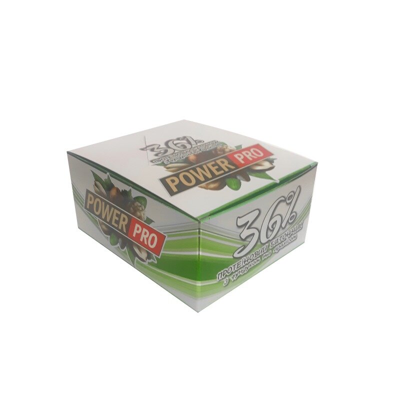 Батончик Power Pro Protein Bar 36% with Nut, 20*60 грам. Фото 2