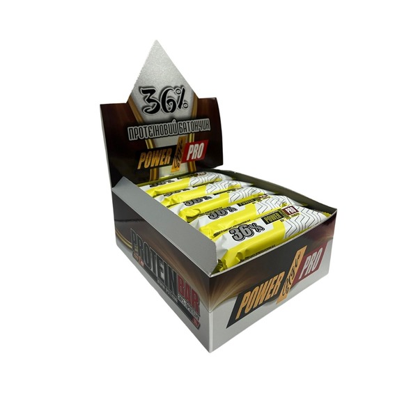 Батончик Power Pro Protein Bar 36%, 20*60 грам. Фото 2
