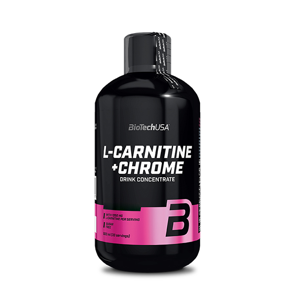 Жироспалювач BioTech L-Carnitine + Chrome, 500 мл