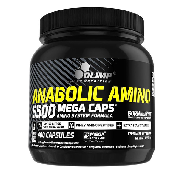 Амінокислота Olimp Sport Nutrition Anabolic Amino 5500, 400 капсул