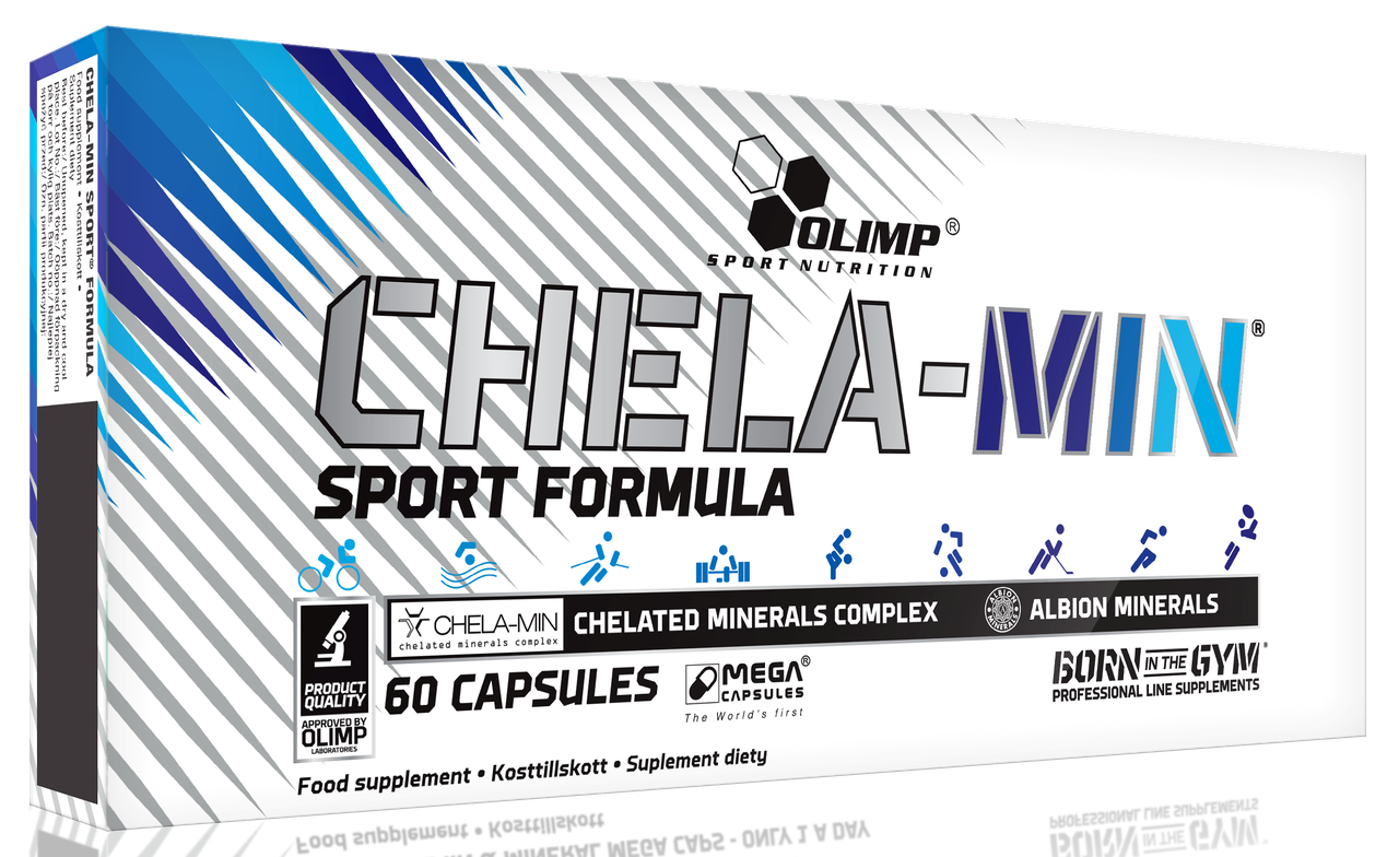 Вітаміни та мінерали Olimp Sport Nutrition Chela-Min Sport Formula, 60 капсул