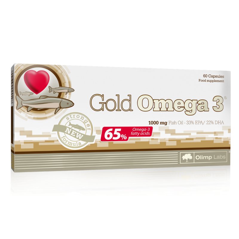 Жирні кислоти Olimp Sport Nutrition Gold Omega 3 65%, 60 капсул