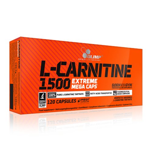 Жироспалювач Olimp Sport Nutrition L-Carnitine 1500 Extreme Mega Caps, 120 капсул