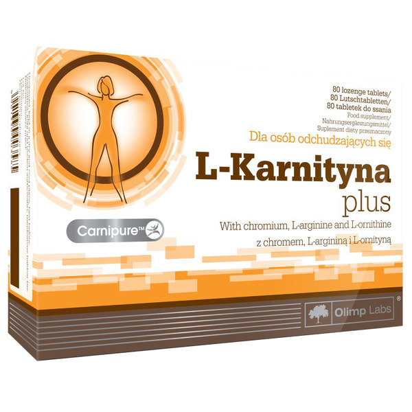 Жироспалювач Olimp Sport Nutrition L-Carnitine Plus, 80 таблеток