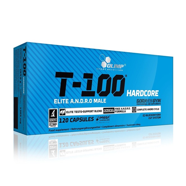 Стимулятор тестостерону Olimp Sport Nutrition T-100 Hardcore, 120 капсул
