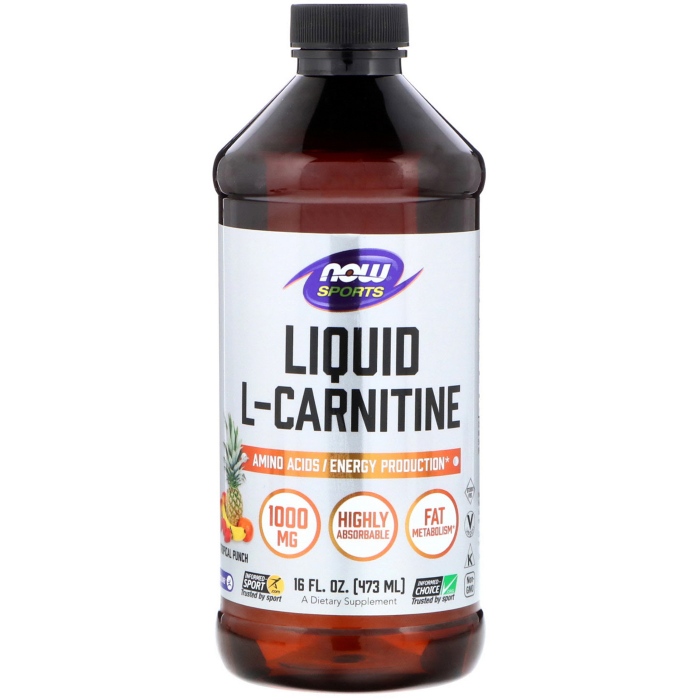 Жироспалювач NOW L-Carnitine 1000 mg Liquid, 473 мл