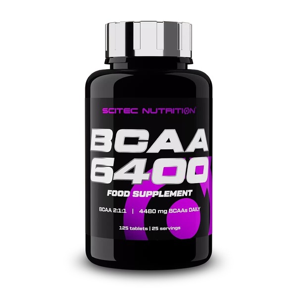 Амінокислота BCAA Scitec Nutrition BCAA 6400, 125 таблеток