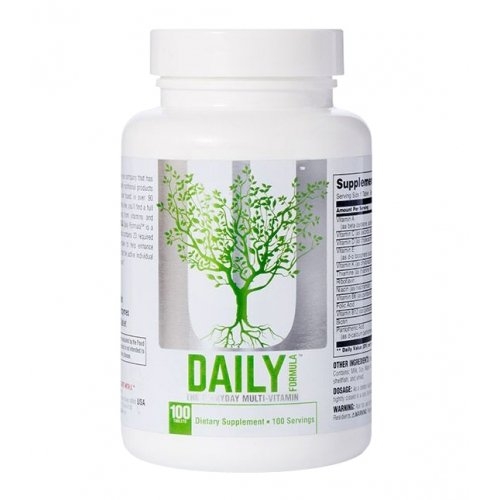 Вітаміни та мінерали Universal Nutrition Naturals Daily Formula, 100 таблеток