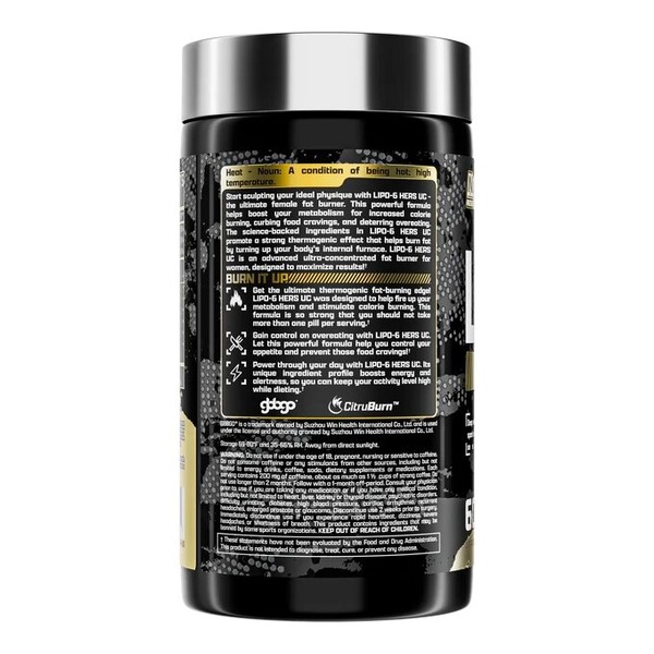 Жироспалювач Nutrex Research Lipo-6 Black Hers Ultra Concentrate, 60 капсул. Фото 2