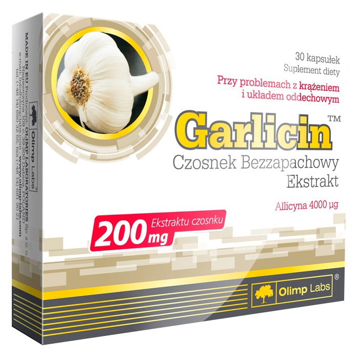 Натуральна добавка Olimp Sport Nutrition Garlicin, 30 капсул