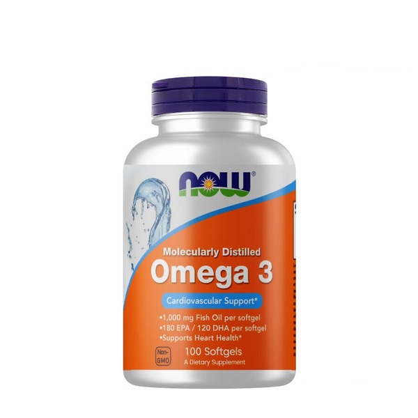 Жирні кислоти NOW Omega-3, 100 капсул