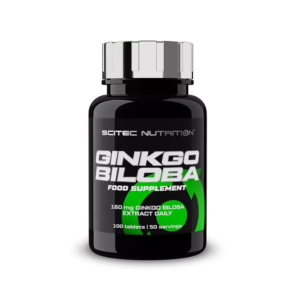 Натуральна добавка Scitec Nutrition Ginkgo Biloba, 100 таблеток