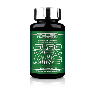 Вітаміни та мінерали Scitec Nutrition Euro Vita-Mins, 120 таблеток