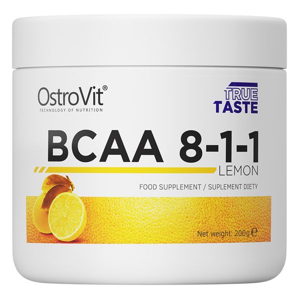 Амінокислота BCAA OstroVit BCAA 8:1:1, 200 грам. Фото 3
