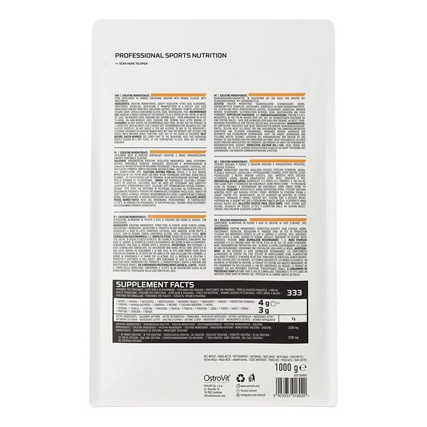 Креатин OstroVit Creatine Monohydrate, 1 кг. Фото 2