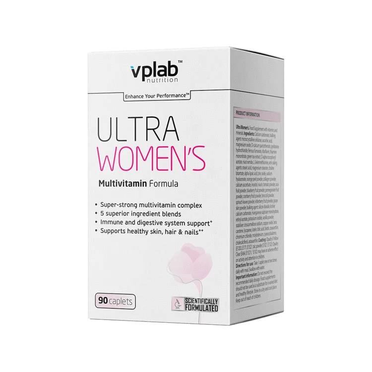 Вітаміни та мінерали VPLab Ultra Women's Multivitamin, 90 каплет