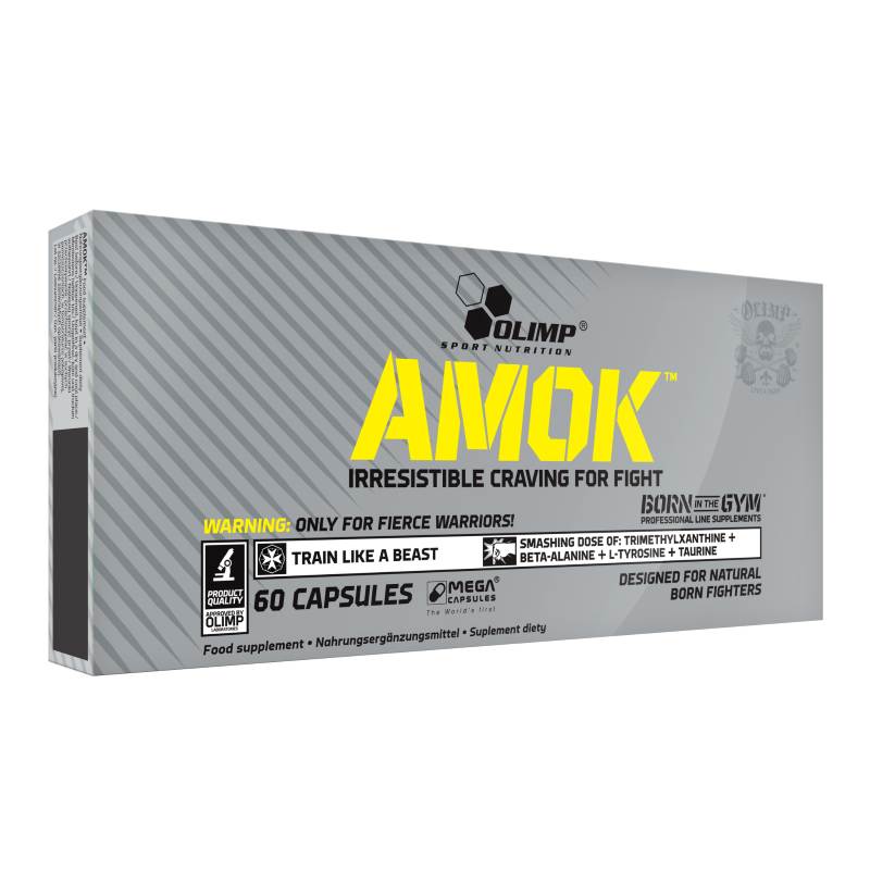 Передтренувальний комплекс Olimp Sport Nutrition Amok, 60 капсул