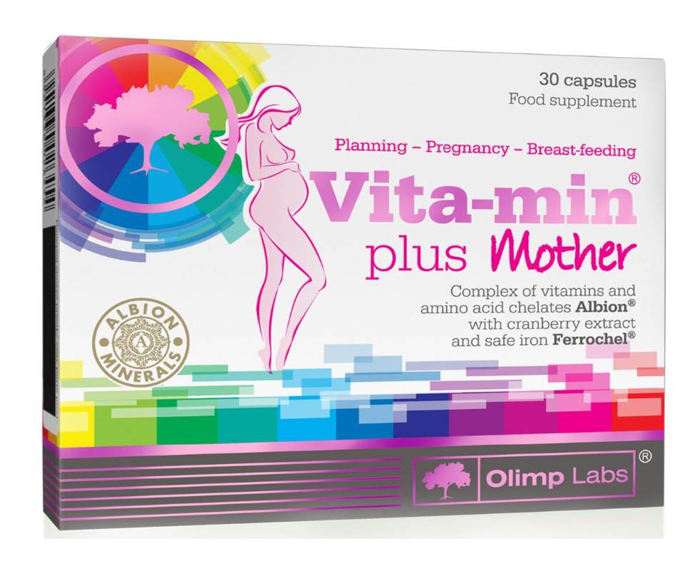 Вітаміни та мінерали Olimp Sport Nutrition Vita-min Plus Mother, 30 капсул