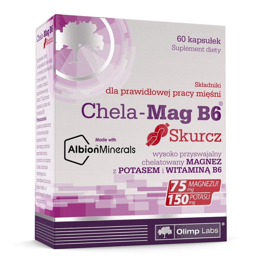 Витамины и минералы Olimp Sport Nutrition Chela-Mag B6 Cramp, 60 капсул