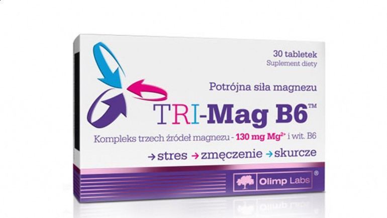 Вітаміни та мінерали Olimp Sport Nutrition TRI-Mag B6, 30 таблеток