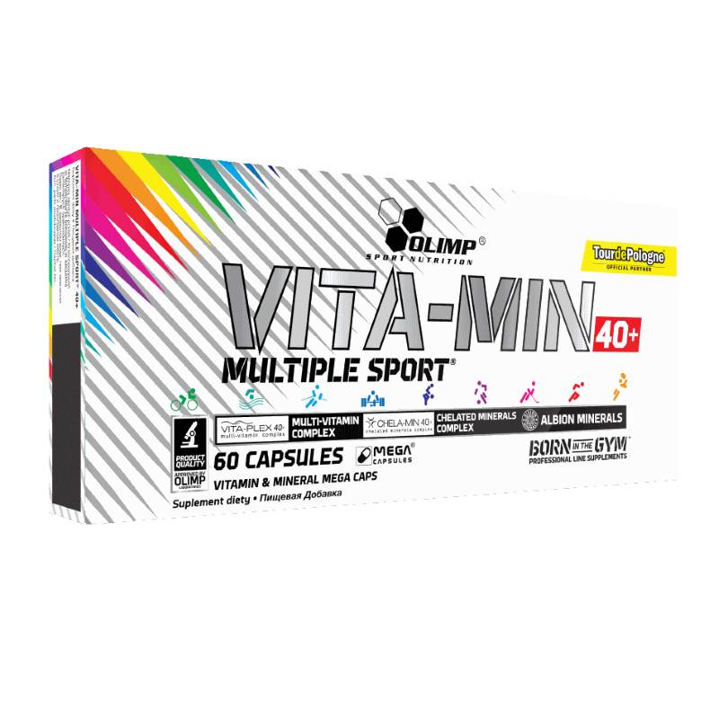 Витамины и минералы Olimp Sport Nutrition Vita-min Multiple Sport 40+, 60 капсул