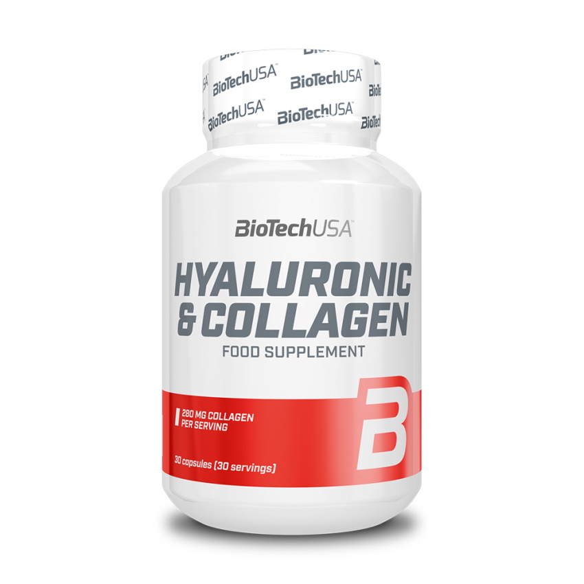 Препарат для суглобів і зв'язок BioTech Hyaluronic and Collagen, 30 капсул