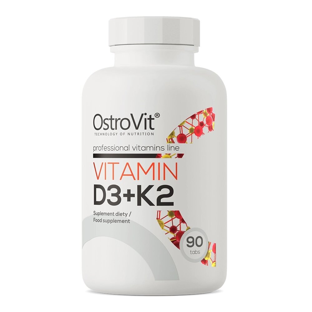 Витамины OstroVit Vitamin D3+K2, 90 таблеток