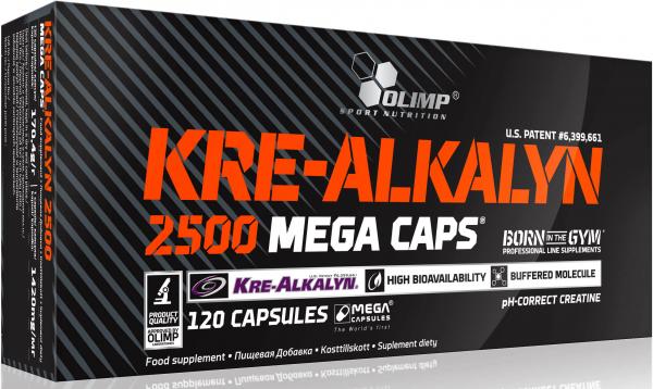 Креатин Olimp Sport Nutrition Kre-Alkalyn 2500 Mega Caps, 120 капсул