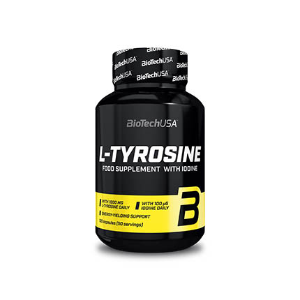 Амінокислота BioTech L-Tyrosine, 100 капсул