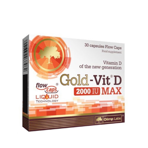 Вітаміни та мінерали Olimp Sport Nutrition Gold-Vit D Max, 30 капсул