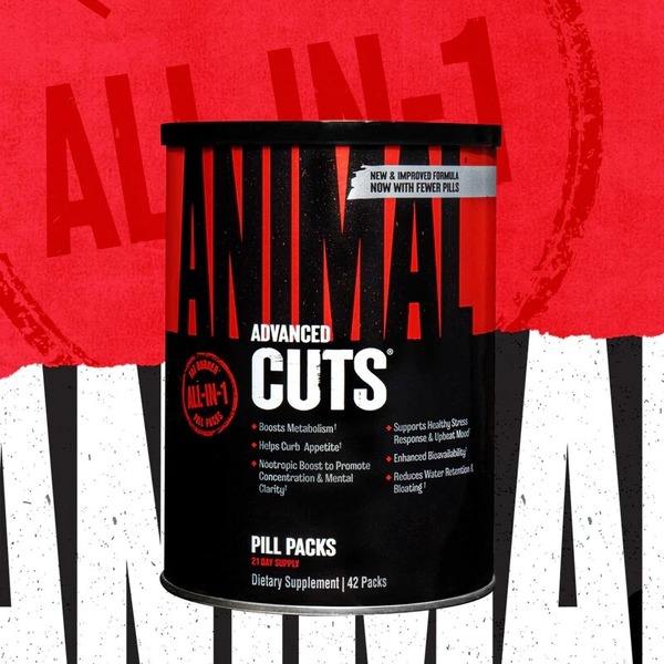 Жироспалювач Universal Nutrition Animal Cuts, 42 пакетика. Фото 2