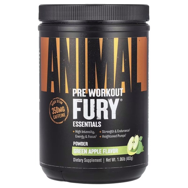 Передтренувальний комплекс Universal Nutrition Animal Fury, 30 порцій
