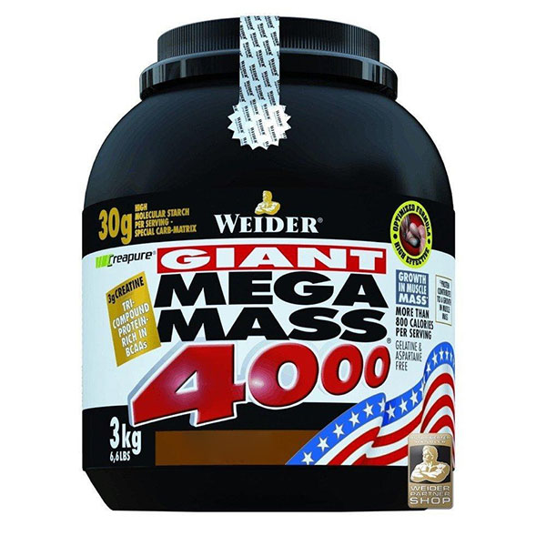 Гейнер Weider Mega Mass 4000, 3 кг