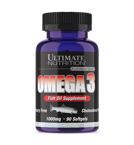Жирные кислоты Ultimate Nutrition Omega 3 18:12 Softgels, 90 капсул