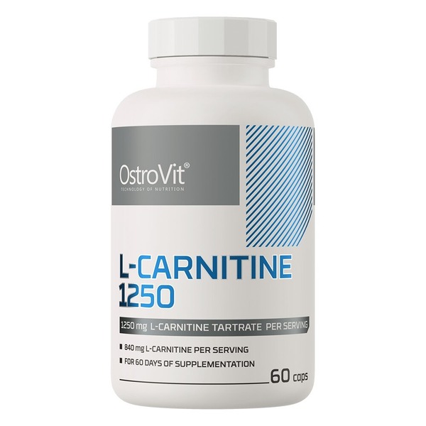Жироспалювач OstroVit L-Carnitine 1250, 60 капсул