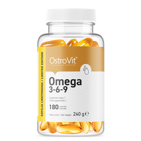 Жирні кислоти OstroVit Omega 3-6-9, 180 капсул