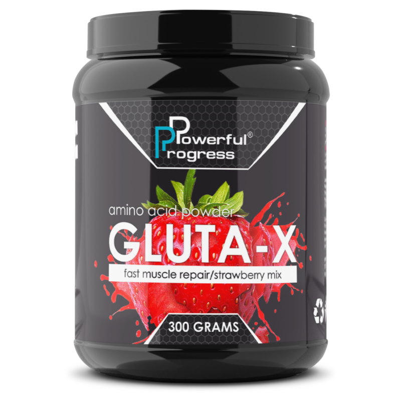 Аминокислота Powerful Progress L-Glutamine, 300 грамм. Фото 2