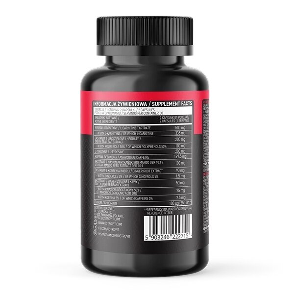 Жироспалювач OstroVit Fat Burner For Woman, 60 капсул. Фото 2