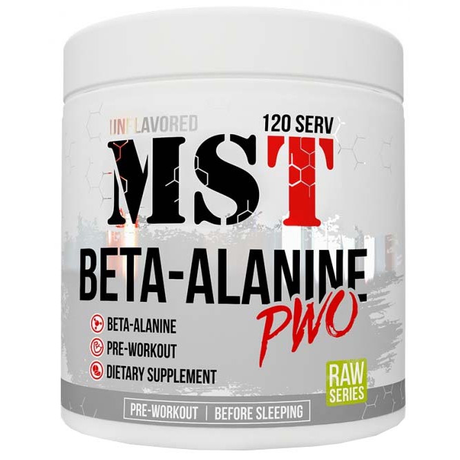 Амінокислота MST Nutrition Beta-Alanine, 300 грам